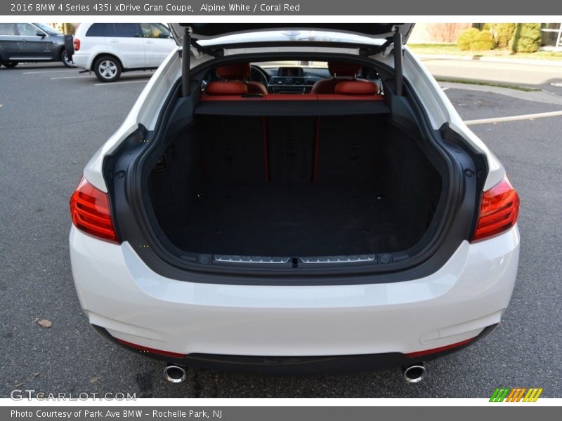 Alpine White / Coral Red 2016 BMW 4 Series 435i xDrive Gran Coupe