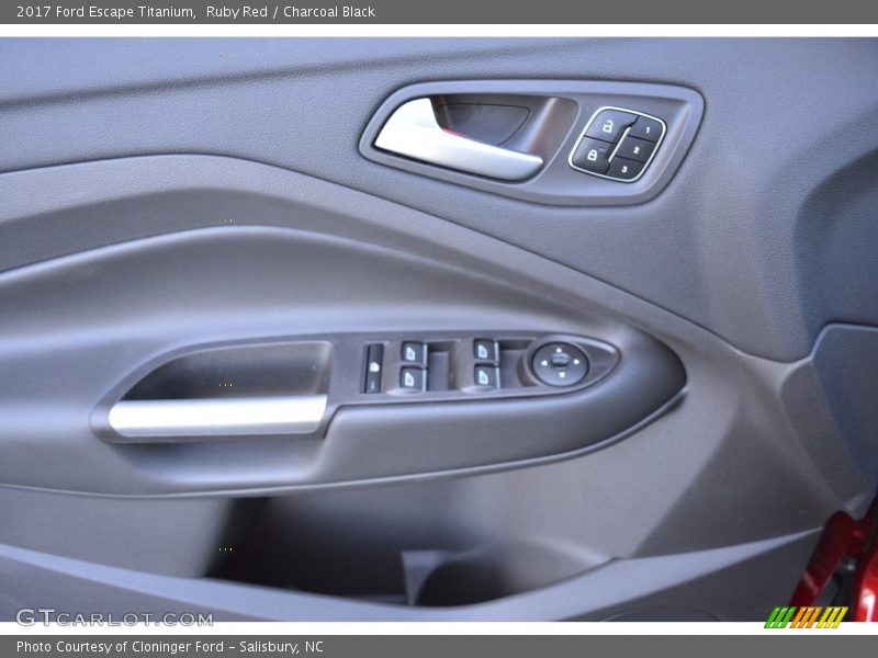 Ruby Red / Charcoal Black 2017 Ford Escape Titanium