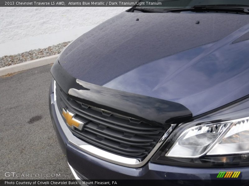 Atlantis Blue Metallic / Dark Titanium/Light Titanium 2013 Chevrolet Traverse LS AWD
