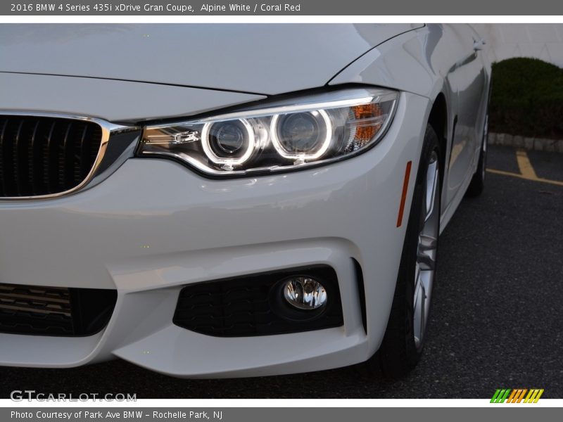 Alpine White / Coral Red 2016 BMW 4 Series 435i xDrive Gran Coupe