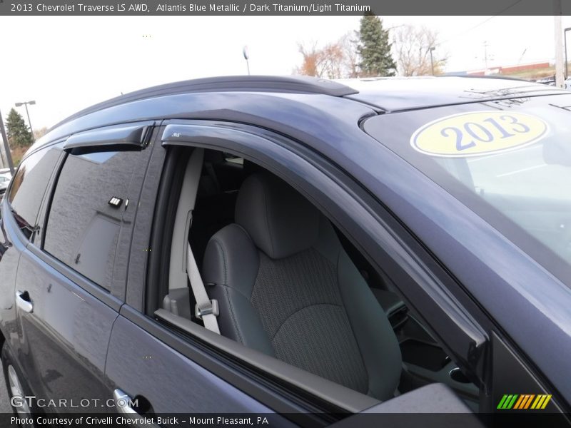 Atlantis Blue Metallic / Dark Titanium/Light Titanium 2013 Chevrolet Traverse LS AWD