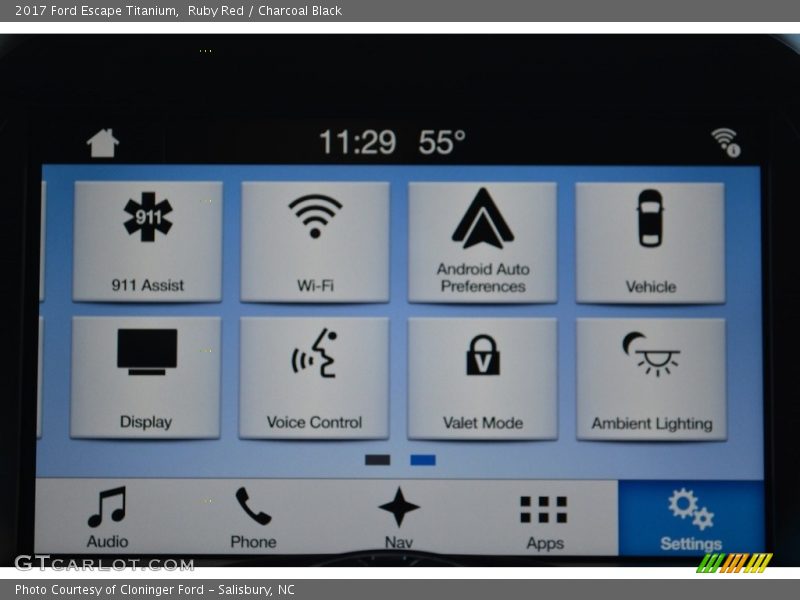 Ruby Red / Charcoal Black 2017 Ford Escape Titanium