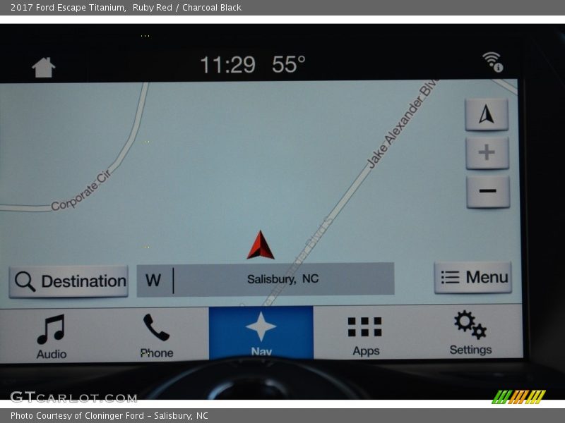 Ruby Red / Charcoal Black 2017 Ford Escape Titanium