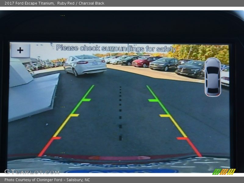 Ruby Red / Charcoal Black 2017 Ford Escape Titanium