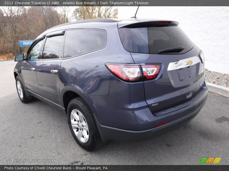 Atlantis Blue Metallic / Dark Titanium/Light Titanium 2013 Chevrolet Traverse LS AWD