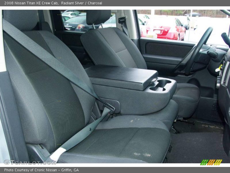 Radiant Silver / Charcoal 2008 Nissan Titan XE Crew Cab