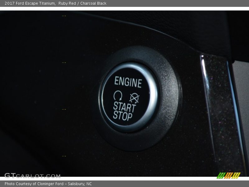 Ruby Red / Charcoal Black 2017 Ford Escape Titanium