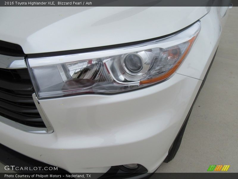 Blizzard Pearl / Ash 2016 Toyota Highlander XLE