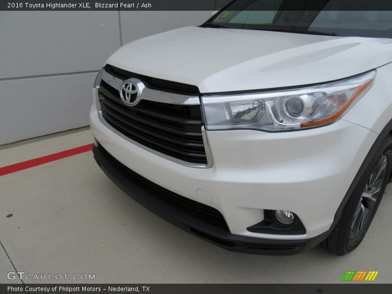 Blizzard Pearl / Ash 2016 Toyota Highlander XLE