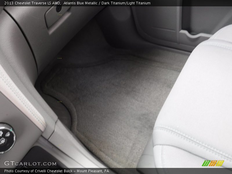 Atlantis Blue Metallic / Dark Titanium/Light Titanium 2013 Chevrolet Traverse LS AWD