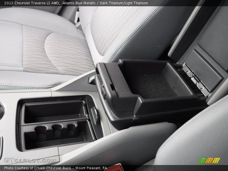 Atlantis Blue Metallic / Dark Titanium/Light Titanium 2013 Chevrolet Traverse LS AWD