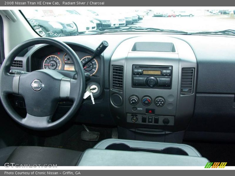 Radiant Silver / Charcoal 2008 Nissan Titan XE Crew Cab