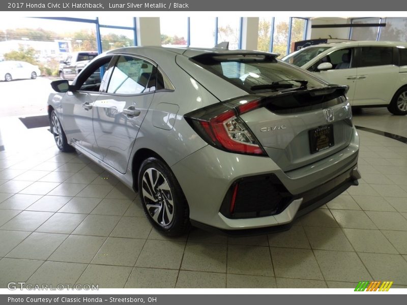  2017 Civic LX Hatchback Lunar Silver Metallic