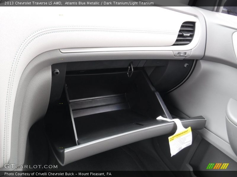 Atlantis Blue Metallic / Dark Titanium/Light Titanium 2013 Chevrolet Traverse LS AWD