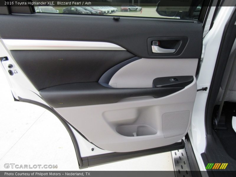 Blizzard Pearl / Ash 2016 Toyota Highlander XLE