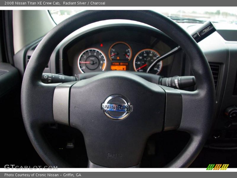 Radiant Silver / Charcoal 2008 Nissan Titan XE Crew Cab