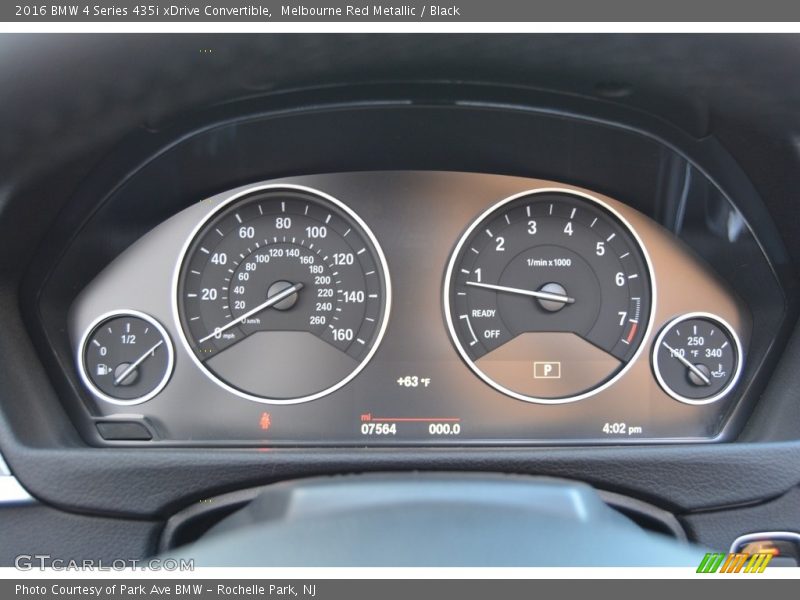 Melbourne Red Metallic / Black 2016 BMW 4 Series 435i xDrive Convertible