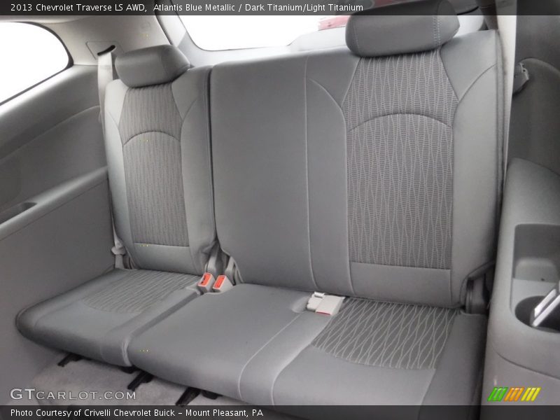 Atlantis Blue Metallic / Dark Titanium/Light Titanium 2013 Chevrolet Traverse LS AWD