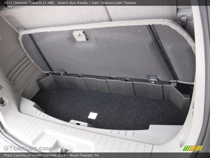 Atlantis Blue Metallic / Dark Titanium/Light Titanium 2013 Chevrolet Traverse LS AWD