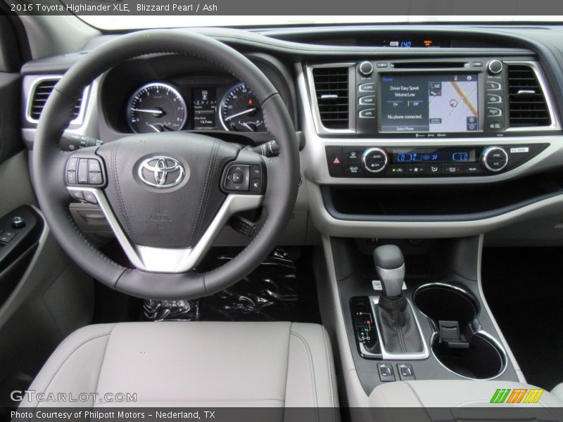 Blizzard Pearl / Ash 2016 Toyota Highlander XLE