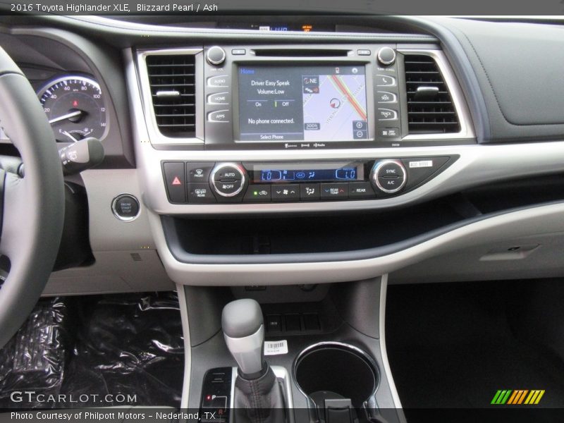 Blizzard Pearl / Ash 2016 Toyota Highlander XLE