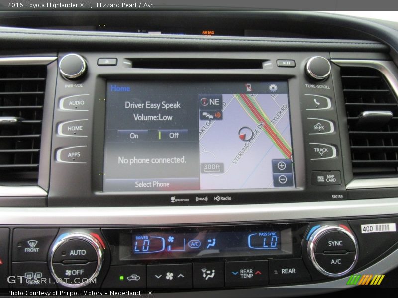 Blizzard Pearl / Ash 2016 Toyota Highlander XLE