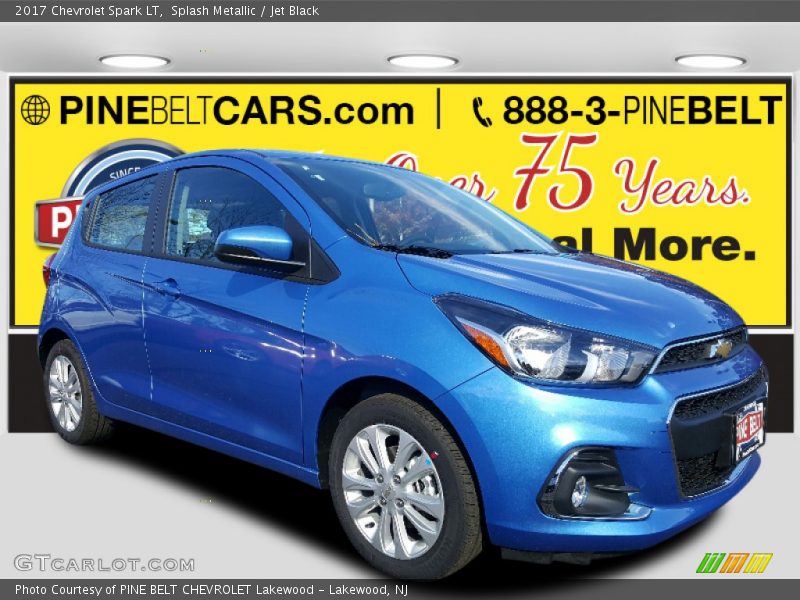 Splash Metallic / Jet Black 2017 Chevrolet Spark LT