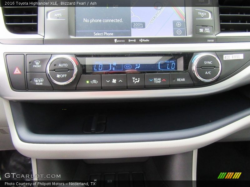 Blizzard Pearl / Ash 2016 Toyota Highlander XLE