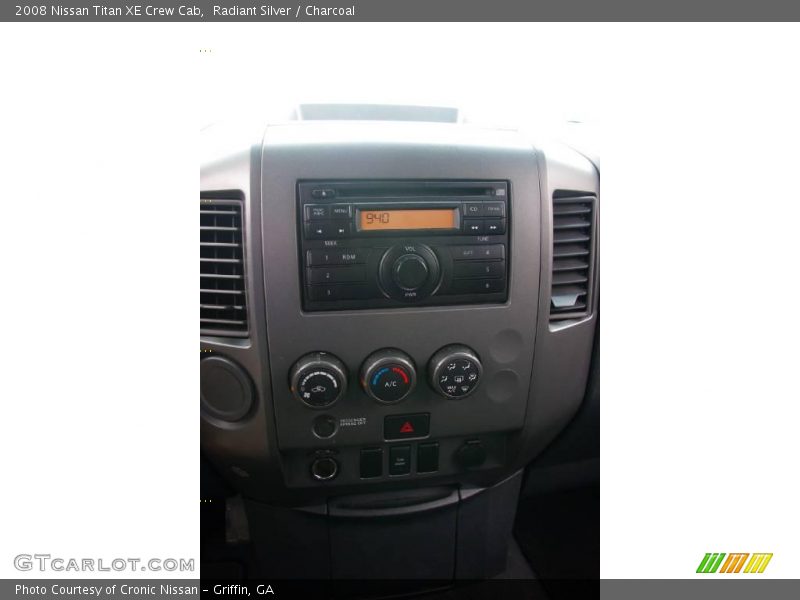 Radiant Silver / Charcoal 2008 Nissan Titan XE Crew Cab