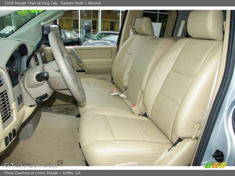 Radiant Silver / Almond 2008 Nissan Titan LE King Cab