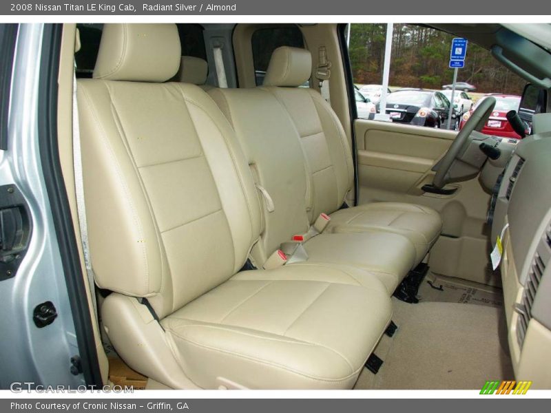 Radiant Silver / Almond 2008 Nissan Titan LE King Cab