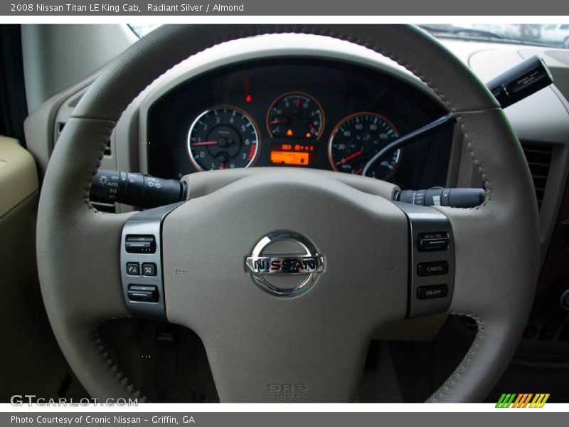 Radiant Silver / Almond 2008 Nissan Titan LE King Cab