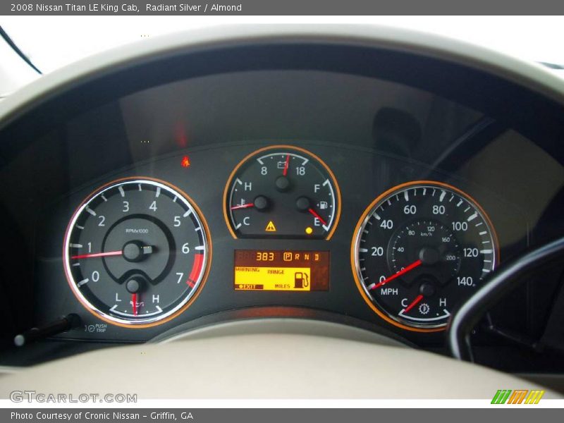 Radiant Silver / Almond 2008 Nissan Titan LE King Cab