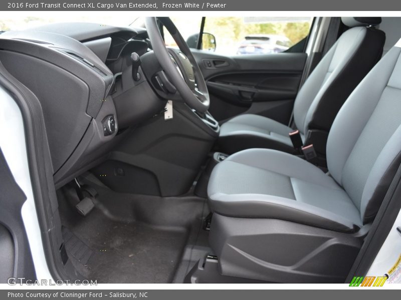 Frozen White / Pewter 2016 Ford Transit Connect XL Cargo Van Extended