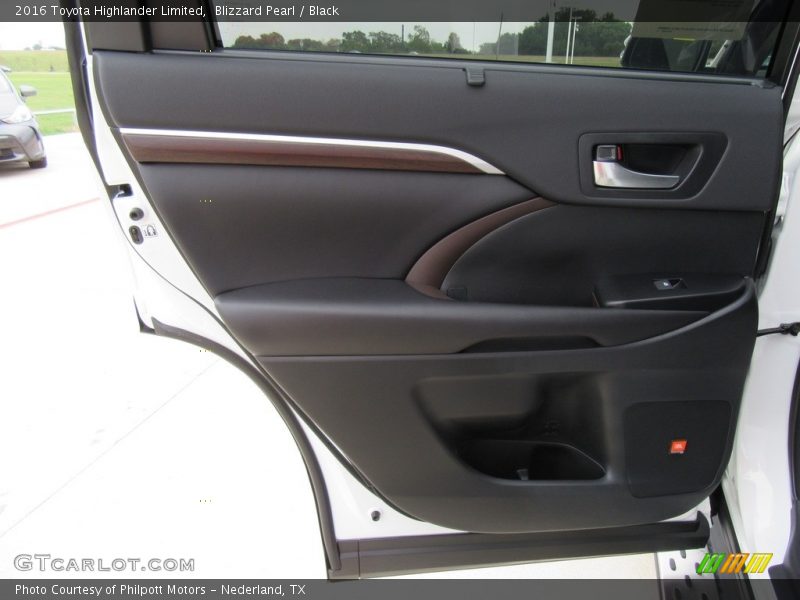 Blizzard Pearl / Black 2016 Toyota Highlander Limited