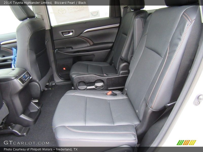 Blizzard Pearl / Black 2016 Toyota Highlander Limited