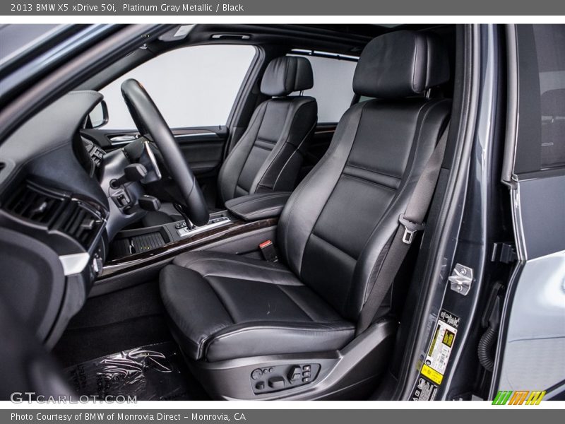 Platinum Gray Metallic / Black 2013 BMW X5 xDrive 50i