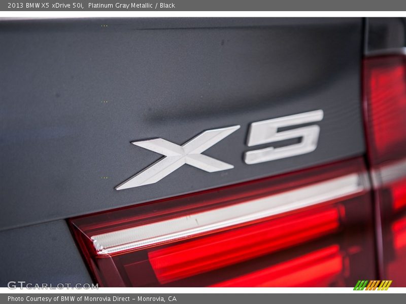 Platinum Gray Metallic / Black 2013 BMW X5 xDrive 50i