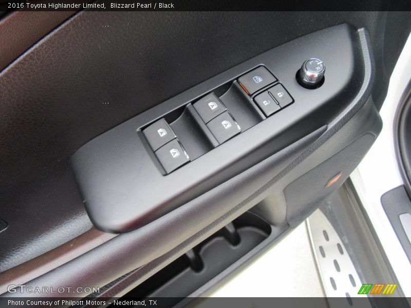 Blizzard Pearl / Black 2016 Toyota Highlander Limited