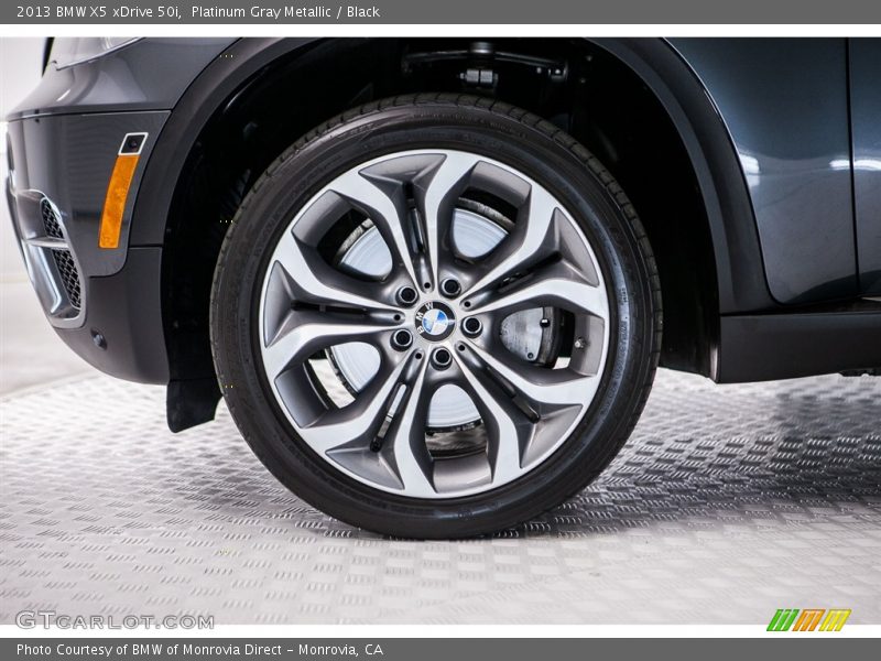Platinum Gray Metallic / Black 2013 BMW X5 xDrive 50i
