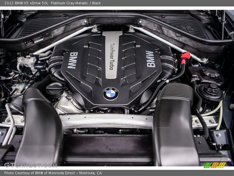 Platinum Gray Metallic / Black 2013 BMW X5 xDrive 50i