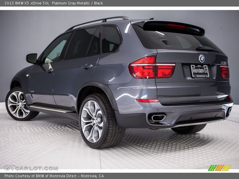 Platinum Gray Metallic / Black 2013 BMW X5 xDrive 50i