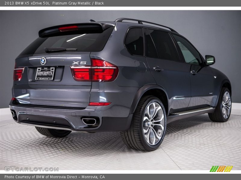 Platinum Gray Metallic / Black 2013 BMW X5 xDrive 50i