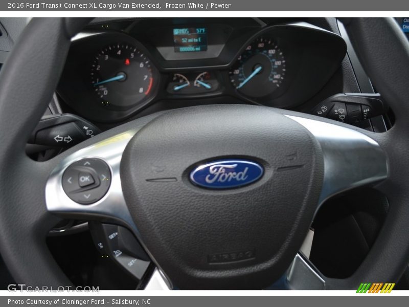 Frozen White / Pewter 2016 Ford Transit Connect XL Cargo Van Extended