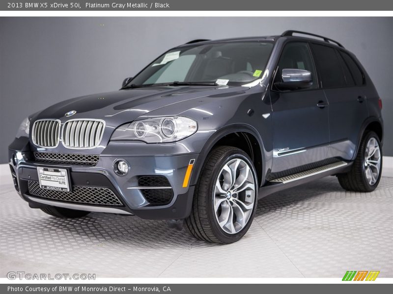 Platinum Gray Metallic / Black 2013 BMW X5 xDrive 50i