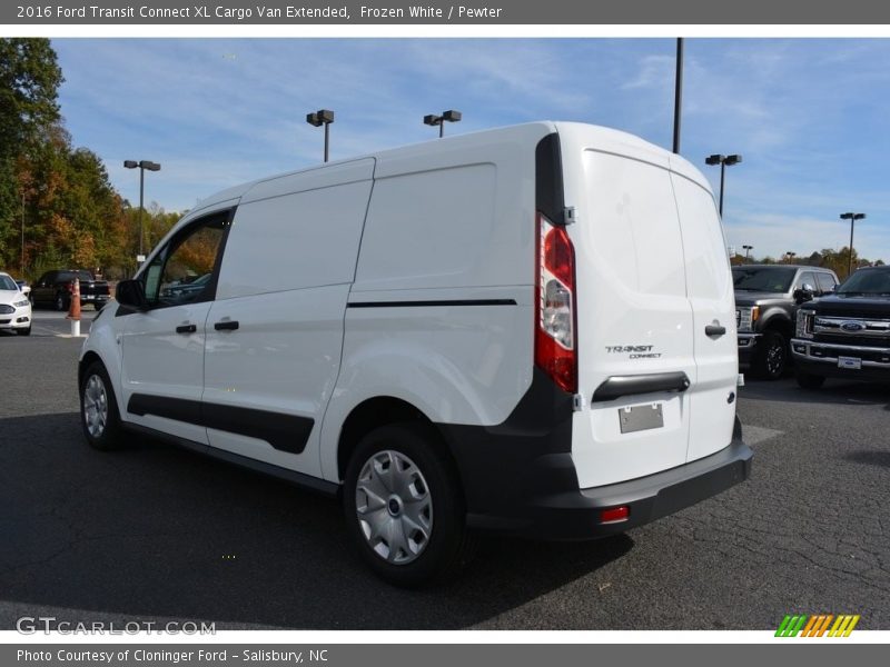 Frozen White / Pewter 2016 Ford Transit Connect XL Cargo Van Extended