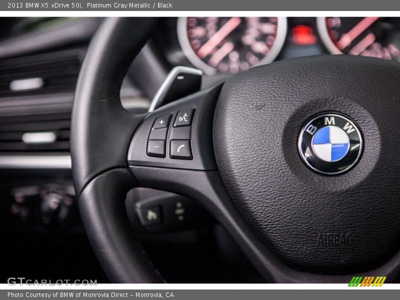 Platinum Gray Metallic / Black 2013 BMW X5 xDrive 50i