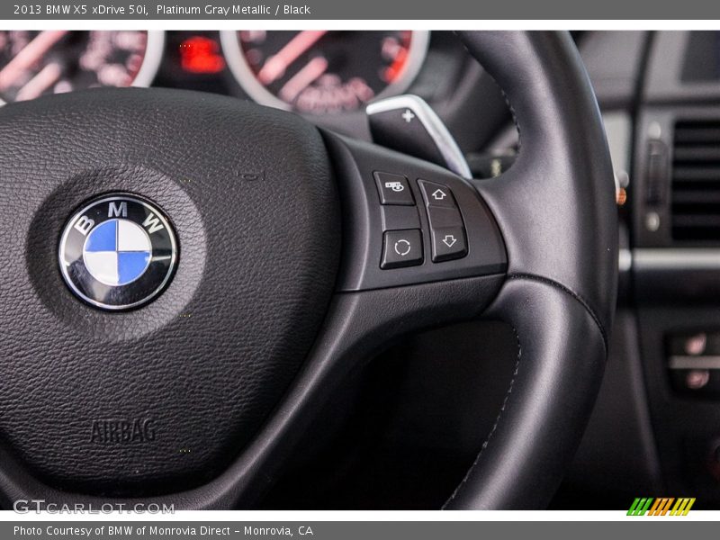 Platinum Gray Metallic / Black 2013 BMW X5 xDrive 50i