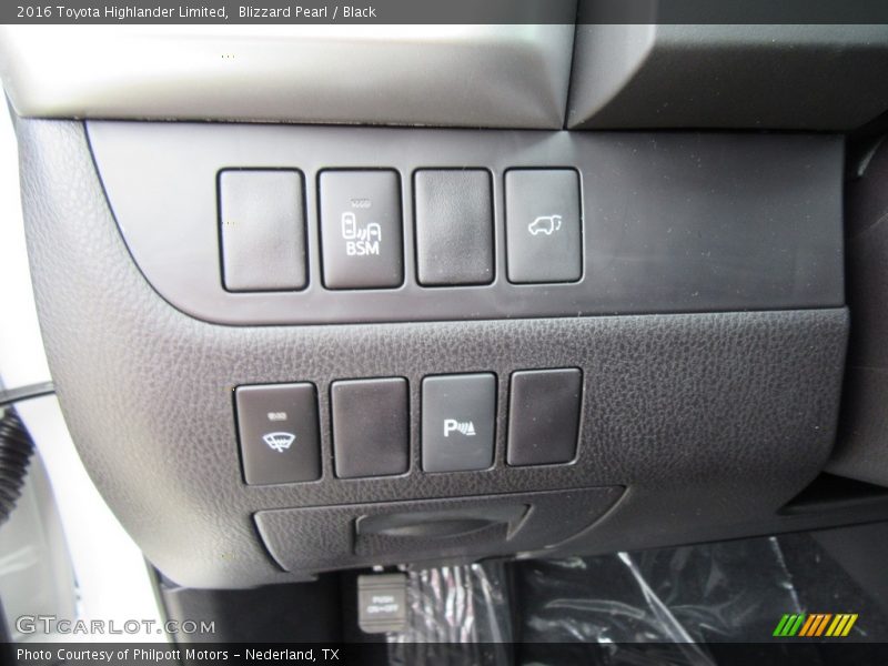 Blizzard Pearl / Black 2016 Toyota Highlander Limited