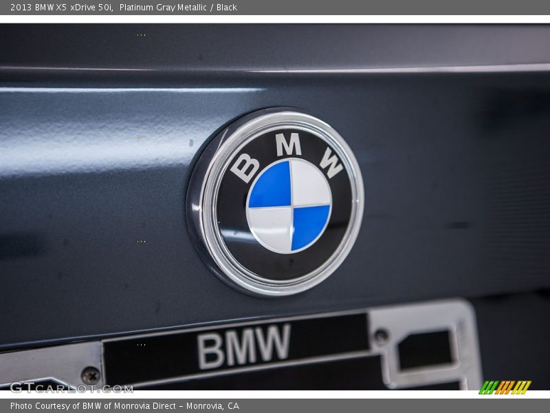 Platinum Gray Metallic / Black 2013 BMW X5 xDrive 50i
